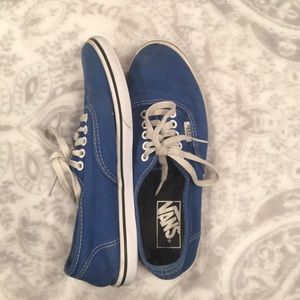 Blue Lowtop Vans